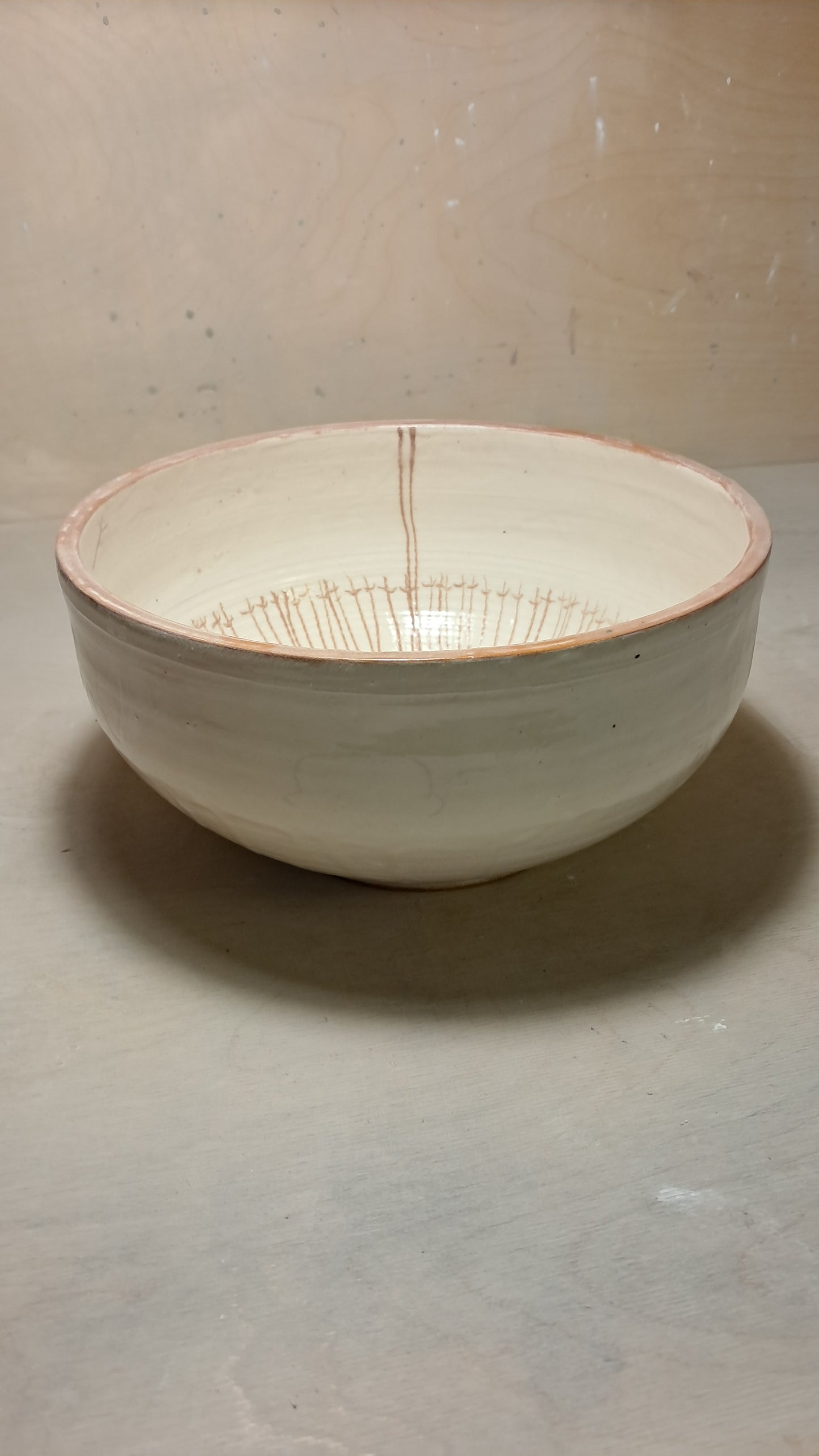 "Anemoni" Big Terracotta Salad Bowl